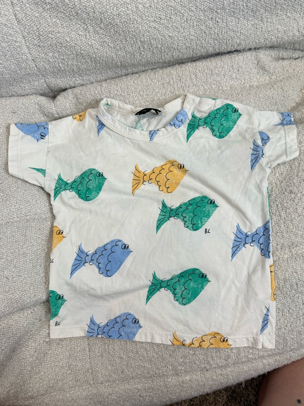 Bobo Choses Fish Shirt, 12-18 Months